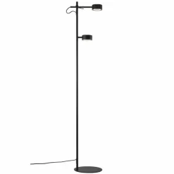Luminaires Nordlux Éclairage Led|Lampadaire Nordlux CLYDE LED Noir, 2 lumières