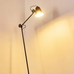 hofstein Lampadaires Et Lampes Sur Pied|Lampadaire Pany Noir, 1 lumière