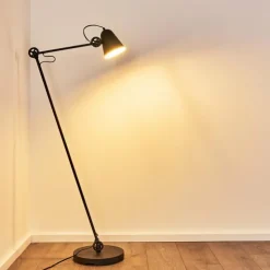 hofstein Lampadaires Et Lampes Sur Pied|Lampadaire Pany Noir, 1 lumière