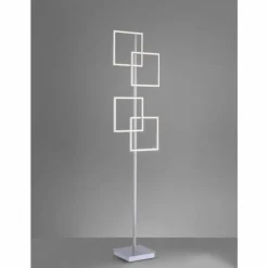 Luminaires Paul Neuhaus Éclairage Led|Lampadaire Paul Neuhaus INIGO LED Acier inoxydable, 4 lumières, Télécommandes