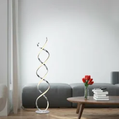 Luminaires Paul Neuhaus Lampadaires Et Lampes Sur Pied|Lampadaire Paul Neuhaus KIRIBI LED Chrome, 1 lumière