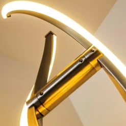 Luminaires Paul Neuhaus Éclairage Led|Lampadaire Paul Neuhaus POLINA LED Acier inoxydable, 2 lumières