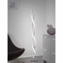 Luminaires Paul Neuhaus Éclairage Led|Lampadaire Paul Neuhaus POLINA LED Acier inoxydable, 2 lumières
