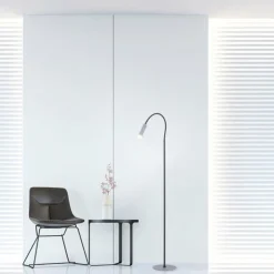 Luminaires Paul Neuhaus Lampadaires Et Lampes Sur Pied|Lampadaire Paul Neuhaus PURE-GEMIN LED Aluminium, Noir, 1 lumière