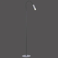 Luminaires Paul Neuhaus Lampadaires Et Lampes Sur Pied|Lampadaire Paul Neuhaus PURE-GEMIN LED Aluminium, Noir, 1 lumière