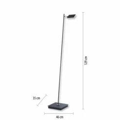Luminaires Paul Neuhaus Éclairage Led|Lampadaire Paul Neuhaus PURE-MIRA LED Noir, 1 lumière, Télécommandes