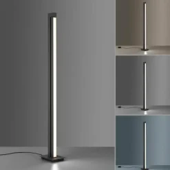 Luminaires Paul Neuhaus Éclairage Led|Lampadaire Paul Neuhaus PURE-LINES LED Anthracite, 1 lumière, Télécommandes