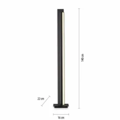 Luminaires Paul Neuhaus Éclairage Led|Lampadaire Paul Neuhaus PURE-LINES LED Anthracite, 1 lumière, Télécommandes