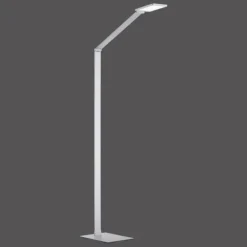 Lampadaire Paul Neuhaus Q-HANNES LED Argenté, 1 lumière, Télécommandes