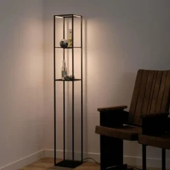Luminaires Paul Neuhaus Éclairage Led|Lampadaire Paul-Neuhaus CONTURA LED Noir, 4 lumières