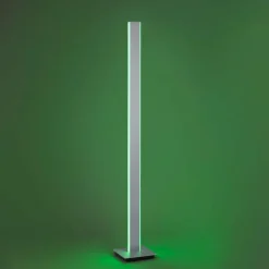 Lampadaire Paul-Neuhaus Q-ADRIANA LED Aluminium, 2 lumières, Télécommandes