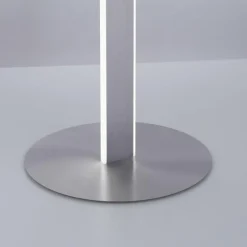 Lampadaire Paul-Neuhaus Q-VITO LED Acier brossé, 3 lumières, Télécommandes