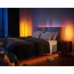 Lampadaire Philips Hue Gradient Signe Oak LED Écru, Blanc, 1 lumière