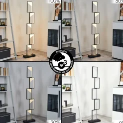 hofstein Lampadaires Et Lampes Sur Pied|Lampadaire Pitasch LED Noir, 1 lumière