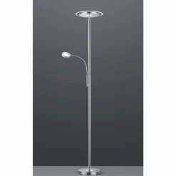 Luminaires Reality Éclairage Led|Lampadaire Reality Ackbar LED Nickel mat, 1 lumière