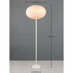 Luminaires Reality Lampadaires Et Lampes Sur Pied|Lampadaire Reality FURRY Beige, 1 lumière