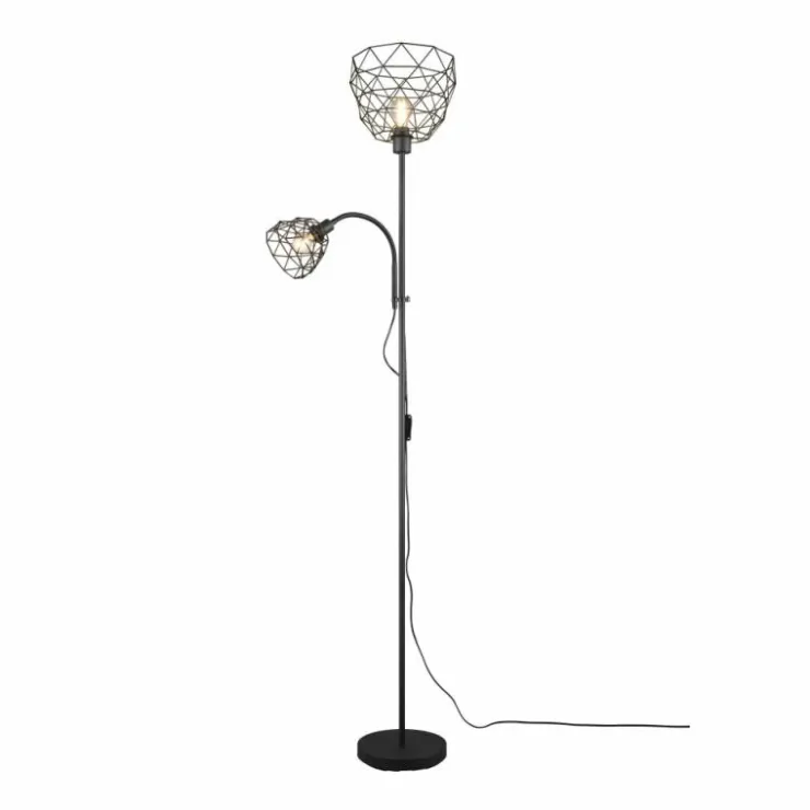 Luminaires Reality Lampadaires Et Lampes Sur Pied|Lampadaire Reality HAVAL Noir, 2 lumières