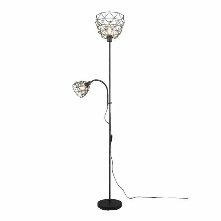Luminaires Reality Lampadaires Et Lampes Sur Pied|Lampadaire Reality HAVAL Noir, 2 lumières