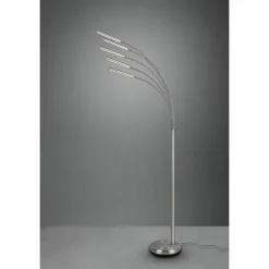 Luminaires Reality Éclairage Led|Lampadaire Reality Reed LED Nickel mat, 5 lumières