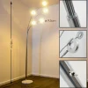 Luminaires Reality Lampadaires Et Lampes Sur Pied|Lampadaire Reality Rennes LED Chrome, 5 lumières