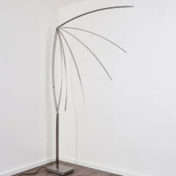 hofstein Lampadaires Et Lampes Sur Pied|Lampadaire Santa Marta LED Nickel mat, 1 lumière