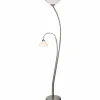Luminaires Steinhauer Lampadaires Et Lampes Sur Pied|Lampadaire Steinhauer CAPRI Acier inoxydable, 2 lumières