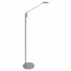 Luminaires Steinhauer Éclairage Led|Lampadaire Steinhauer Daphne LED Acier brossé, 1 lumière