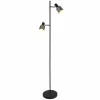 Luminaires Steinhauer Lampadaires Et Lampes Sur Pied|Lampadaire Steinhauer Fjorgard Noir, 2 lumières