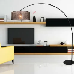 Luminaires Steinhauer Lampadaires Et Lampes Sur Pied|Lampadaire Steinhauer Lilac Noir, 1 lumière