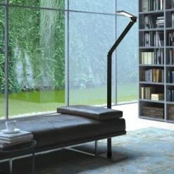 Luminaires Steinhauer Éclairage Led|Lampadaire Steinhauer Serenade LED Noir, Blanc, 1 lumière