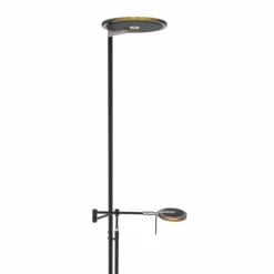 Luminaires Steinhauer Éclairage Led|Lampadaire Steinhauer Turound LED Noir, 2 lumières
