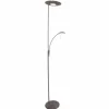Luminaires Steinhauer Éclairage Led|Lampadaire Steinhauer Zenith LED Acier inoxydable, 2 lumières