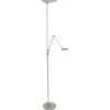 Luminaires Steinhauer Éclairage Led|Lampadaire Steinhauer Zodiac LED Acier inoxydable, 2 lumières