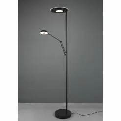 Luminaires Trio Éclairage Led|Lampadaire Trio Barrie LED Noir, 2 lumières