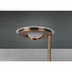 Luminaires Trio Éclairage Led|Lampadaire Trio Barrie LED Vieux laiton, 2 lumières