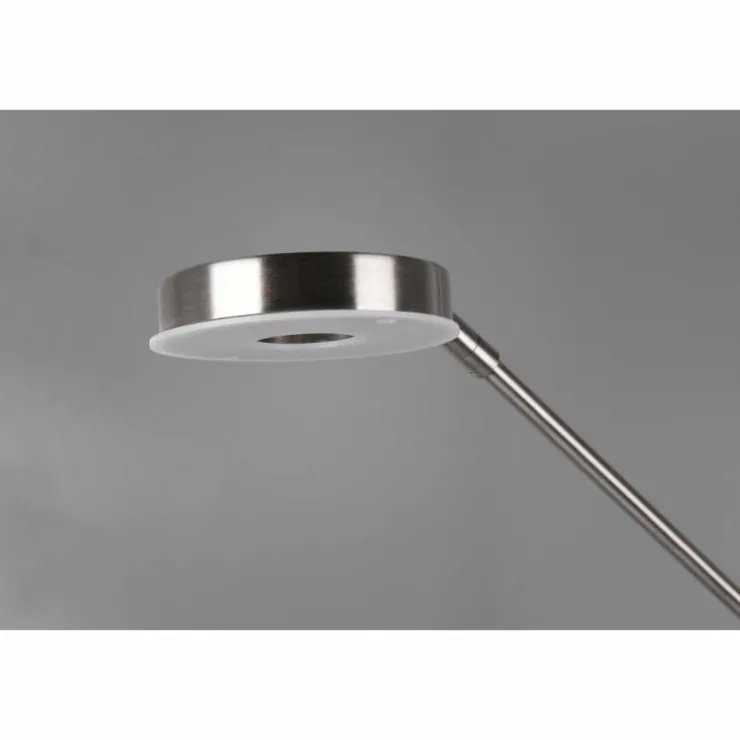 Luminaires Trio Éclairage Led|Lampadaire Trio Barrie LED Nickel mat, 2 lumières
