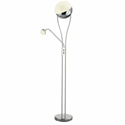 Luminaires Trio Éclairage Led|Lampadaire Trio CHRIS LED Chrome, 1 lumière