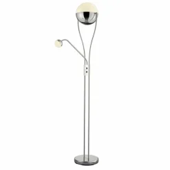 Luminaires Trio Éclairage Led|Lampadaire Trio CHRIS LED Chrome, 1 lumière