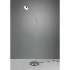 Luminaires Trio Éclairage Led|Lampadaire Trio Franklin LED Nickel mat, 1 lumière
