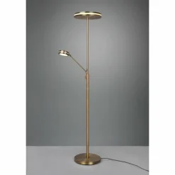 Luminaires Trio Éclairage Led|Lampadaire Trio Franklin LED Vieux laiton, 2 lumières