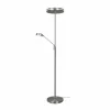 Luminaires Trio Éclairage Led|Lampadaire Trio Franklin LED Nickel mat, 2 lumières