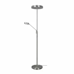 Luminaires Trio Éclairage Led|Lampadaire Trio Franklin LED Nickel mat, 2 lumières