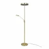 Luminaires Trio Lampadaires Et Lampes Sur Pied|Lampadaire Trio Franklin LED Laiton, 2 lumières
