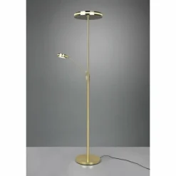 Luminaires Trio Lampadaires Et Lampes Sur Pied|Lampadaire Trio Franklin LED Laiton, 2 lumières