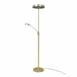 Luminaires Trio Lampadaires Et Lampes Sur Pied|Lampadaire Trio Franklin LED Laiton, 2 lumières