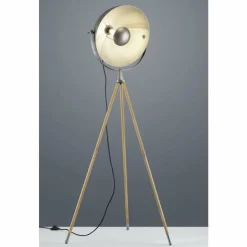 Luminaires Trio Lampadaires Et Lampes Sur Pied|Lampadaire Trio Leuchten DELHI Nickel mat, 1 lumière