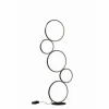 Luminaires Trio Lampadaires Et Lampes Sur Pied|Lampadaire Trio Leuchten RONDO LED Noir, 1 lumière