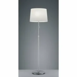 Luminaires Trio Lampadaires Et Lampes Sur Pied|Lampadaire Trio LYON Nickel mat, 3 lumières
