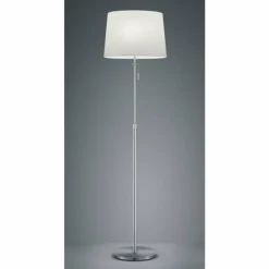 Luminaires Trio Lampadaires Et Lampes Sur Pied|Lampadaire Trio LYON Nickel mat, 3 lumières
