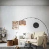 Luminaires Trio Lampadaires Et Lampes Sur Pied|Lampadaire Trio MANSUR Noir, 1 lumière
